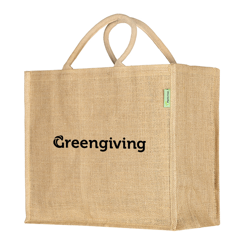 Jute bag plastic free